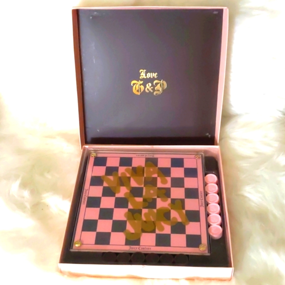Juicy Couture Checkers Set